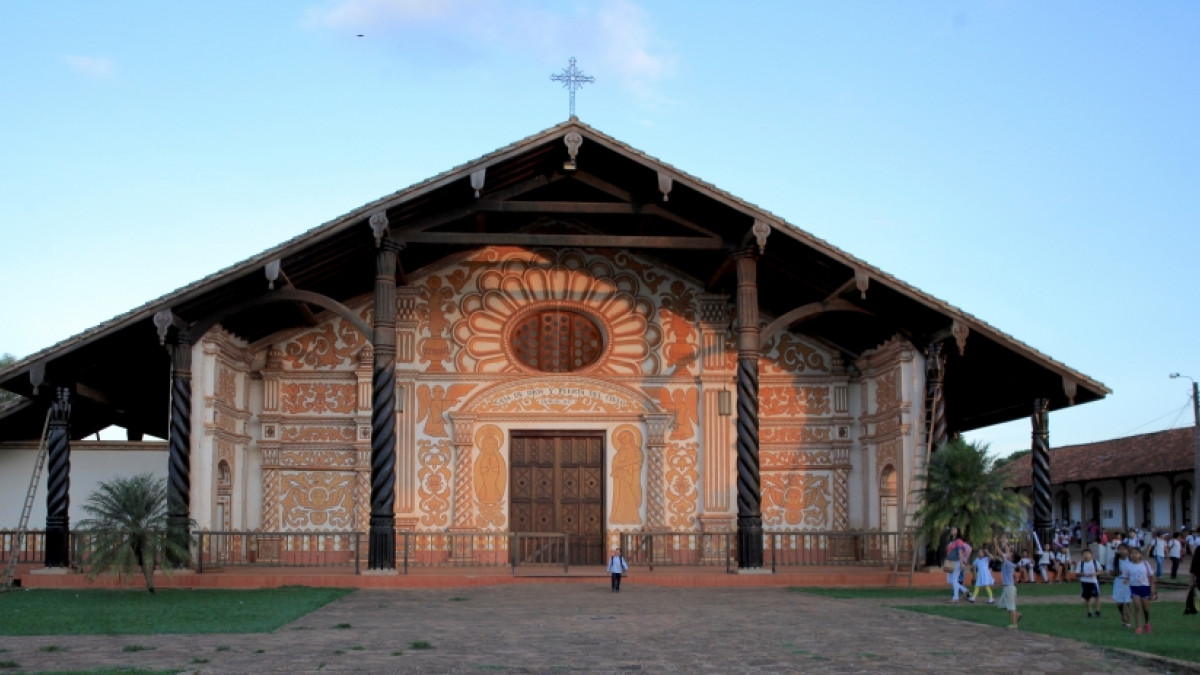 Igreja Jesuíta de Concepción, en Chiquitos, Bolivia.